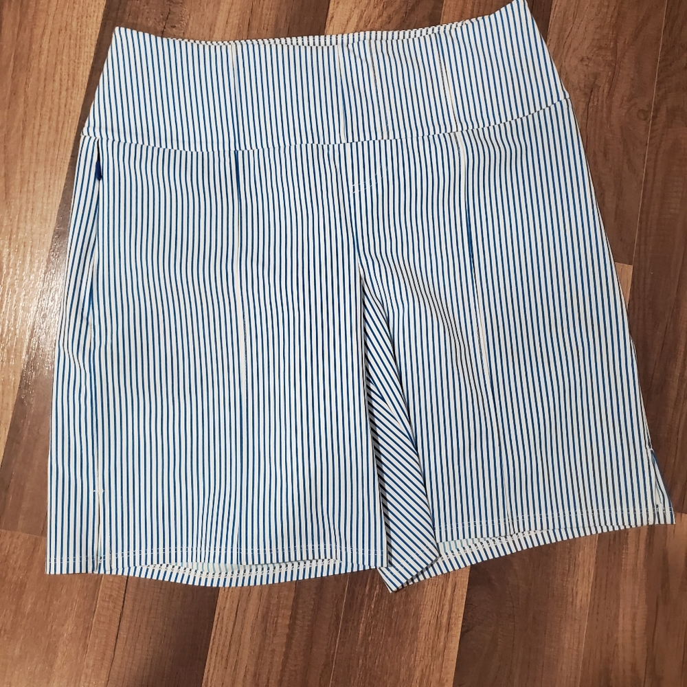 Kinona Blue and White Striped Women’s Shorts